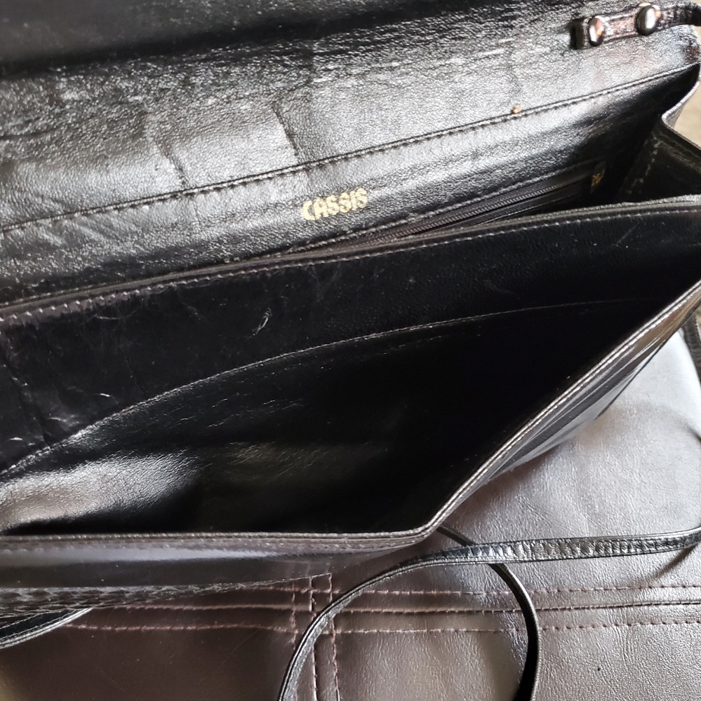CASSIS Vintage black Purse. - Picture 9 of 11